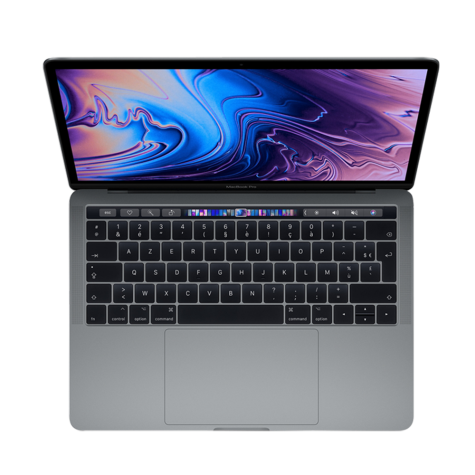 MacBook Pro reacondicionado de 13" con barra táctil 2019