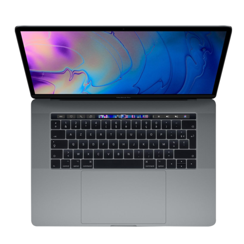 MacBook Pro 15” TouchBar 2018 - Intel i9 2,9 GHz - 32 Go RAM Reconditionné